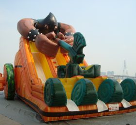 T8-360 Deslizador inflable bandido tobogán gigante