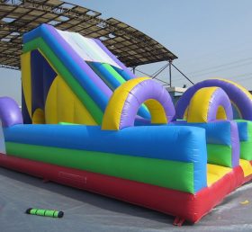 T8-451 Plataforma de deslizamiento inflable gigante