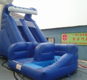 T8-543 Deslizador inflable gigante azul