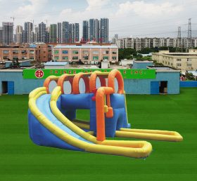 T8-554 Canal de deslizamiento inflable comercial al aire libre