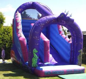 T8-712 Deslizador inflable de dinosaurio