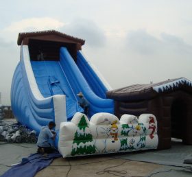 T8-721 Escalera inflable Oso niño tobogán gigante