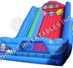 T8-789 Deslizamiento inflable del tema del tren Thomas