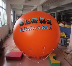 B2-20 Globo naranja inflable al aire libre