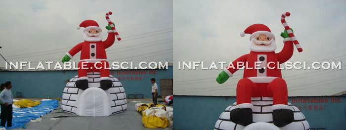 C1-163 Christmas Inflatables Santa Claus