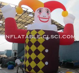 Cartoon1-341 Feliz caricatura inflable payaso