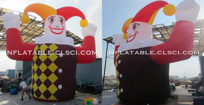 Cartoon1-341 Happy Clown Inflatable Cartoons