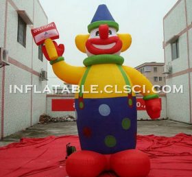 Cartoon1-791 Feliz caricatura inflable payaso