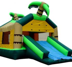 T2-1004 Trampolín inflable con tema de jungla