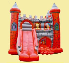 T2-1018 Castillo rojo inflable trampolín