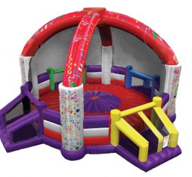 T2-1046 Trampolín inflable de color