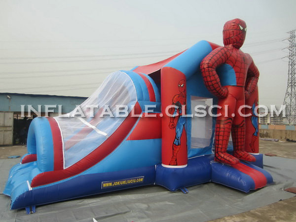 T2-1157 Spider-Man Superhero Inflatable Bouncer