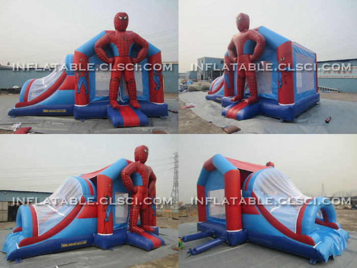 T2-1157 Spider-Man Superhero Inflatable Bouncer