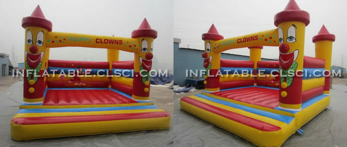 T2-1168 Happy Clown Inflatable Jumpers