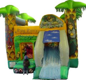 T2-1170 Trampolín inflable con tema de jungla