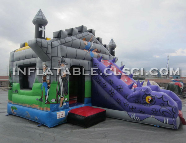T2-1232 Knight And Wizard Inflatable Jumpers