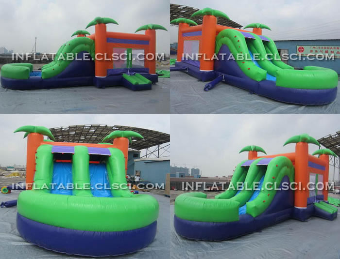 T2-1541 Jungle Theme Inflatable Jumpers