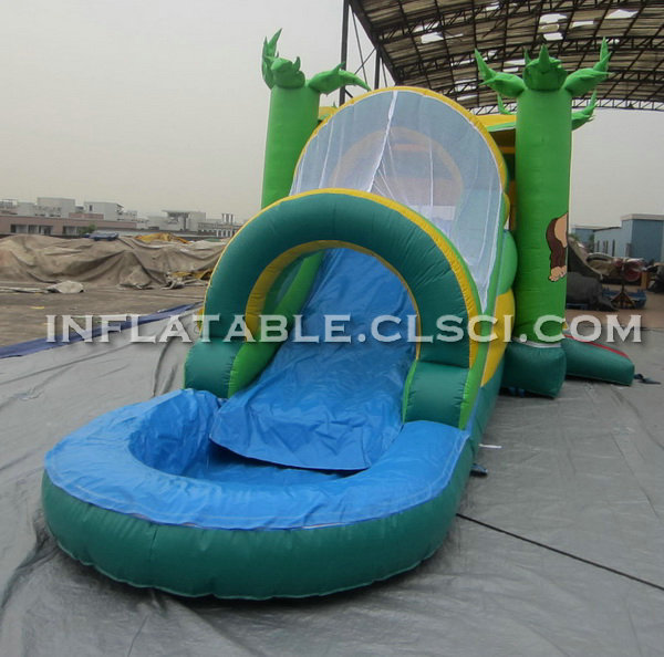 T2-1695 Jungle Theme Inflatable Jumpers