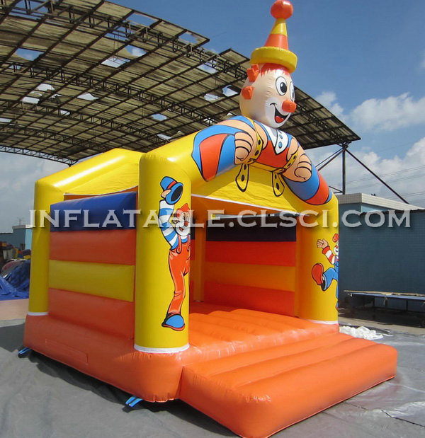 T2-1850 Happy Clown Inflatable Jumpers