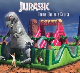 T2-199 Trampolín inflable de dinosaurio