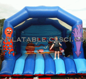 T2-2202 Trampolín inflable del mundo submarino