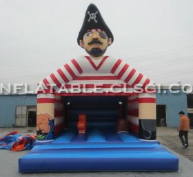 T2-2490 Trampolín inflable pirata