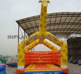 T2-2553 Trampolín inflable Jirafa