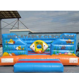 T2-2653 Trampolín inflable del mundo submarino