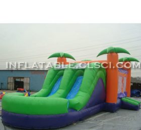 T2-2797 Trampolín inflable con tema de jungla