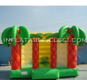 T2-2833 Trampolín inflable con tema de jungla