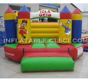 T2-2953 Pato Donald y el castillo inflable de Minnie