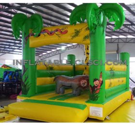 T2-3081 Trampolín inflable con tema de jungla