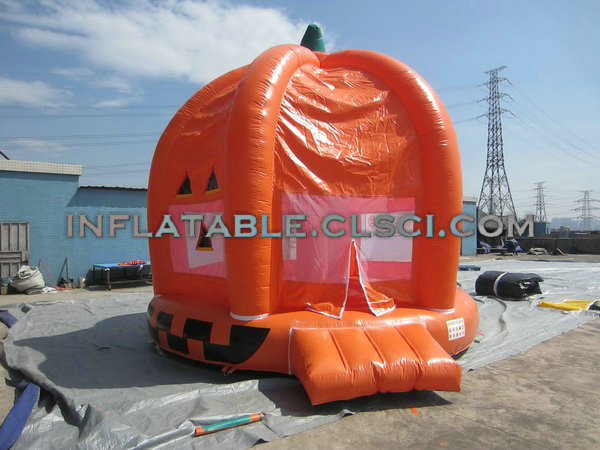 T2-354 Inflatable Bouncers Halloween Pumpkin