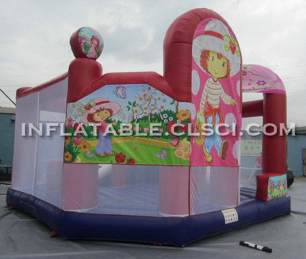T2-550 Strawberry Shortcake Inflatable Bouncer
