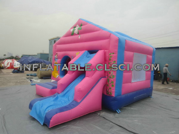 T2-685 Princess Jumping Castle With Slide
