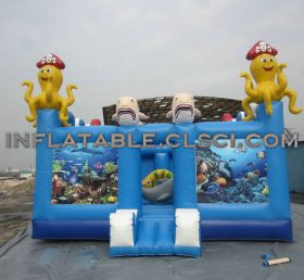 T2-750 Pulpo inflable trampolín