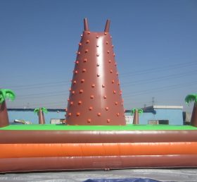 T11-127 Pared de escalada inflable del juego de deportes inflable del tema de la jungla