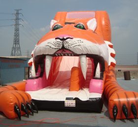 T8-277 Fiesta de los niños del tobogán gigante del tigre