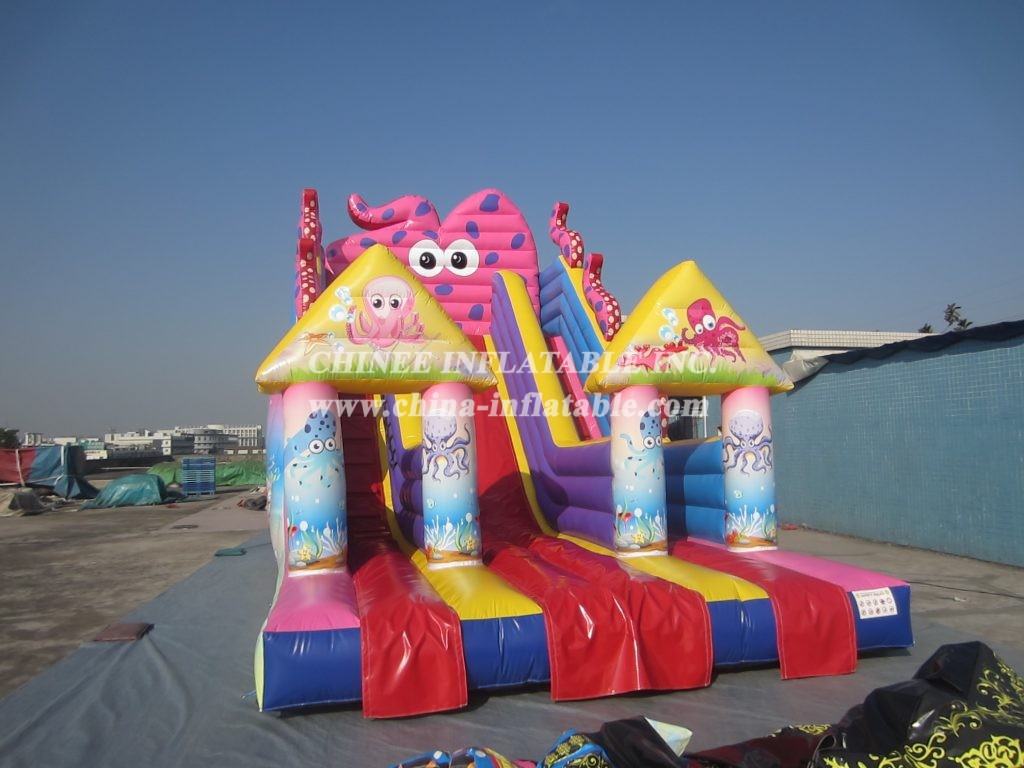 T8-1522 Inflatable Slide Undersea World Giant Slide