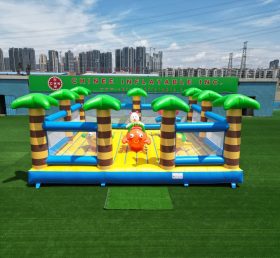 T6-504 Parque de atracciones inflable gigante de la jungla