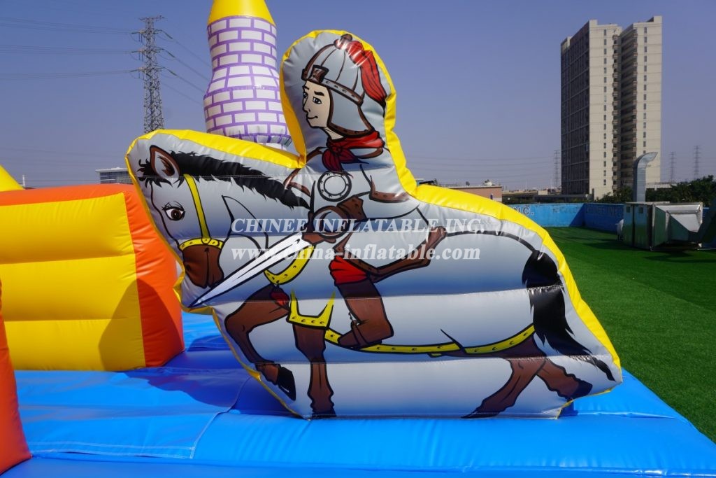 T8-1517 Dragon Castle Inflatable Giant Slide