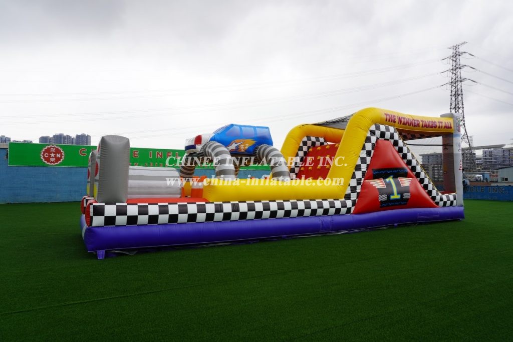 T7-567 Inflatable Obstacle Course Party For Team Events Racing Game