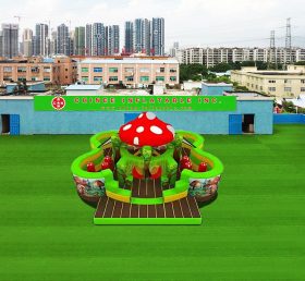 T6-451 Parque de atracciones inflable gigante de hongos