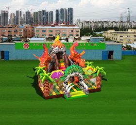 T6-468 Dinosaurio inflable castillo instalaciones recreativas para niños