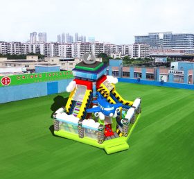 T6-488 Parque de atracciones inflable gigante espacial