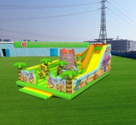 T6-507 Jardín de juegos inflable para niños gigantes de la jungla