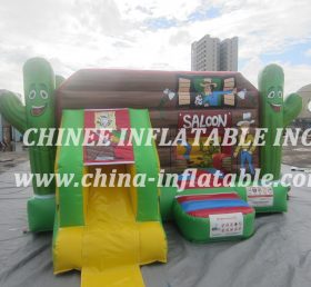 T2-3404 Trampolín inflable vaquero occidental