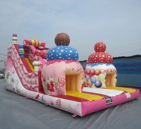 T8-1559 Deslizador de caramelos, tobogán gigante, deslizamiento inflable
