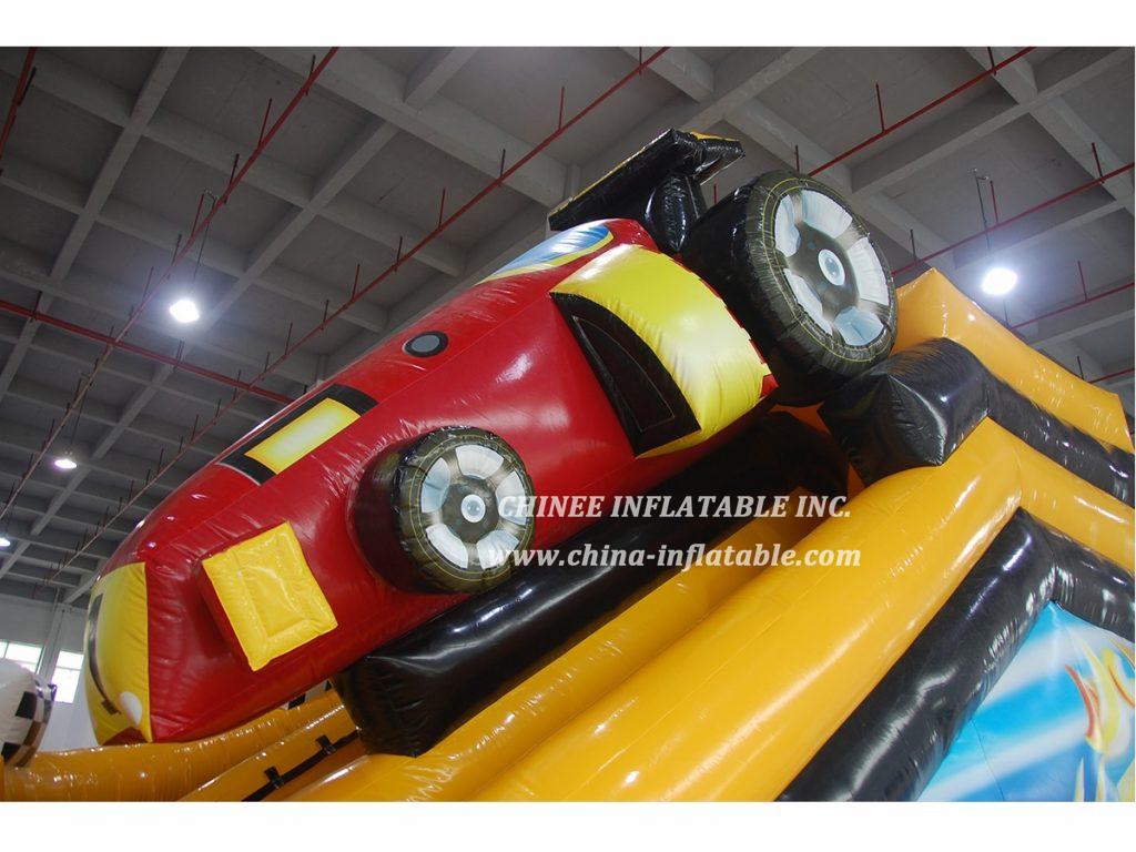 T8-1540 Race Car Themed Inflatable Slide