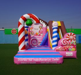 T2-3477 Combinación de casa inflable dulce dulce